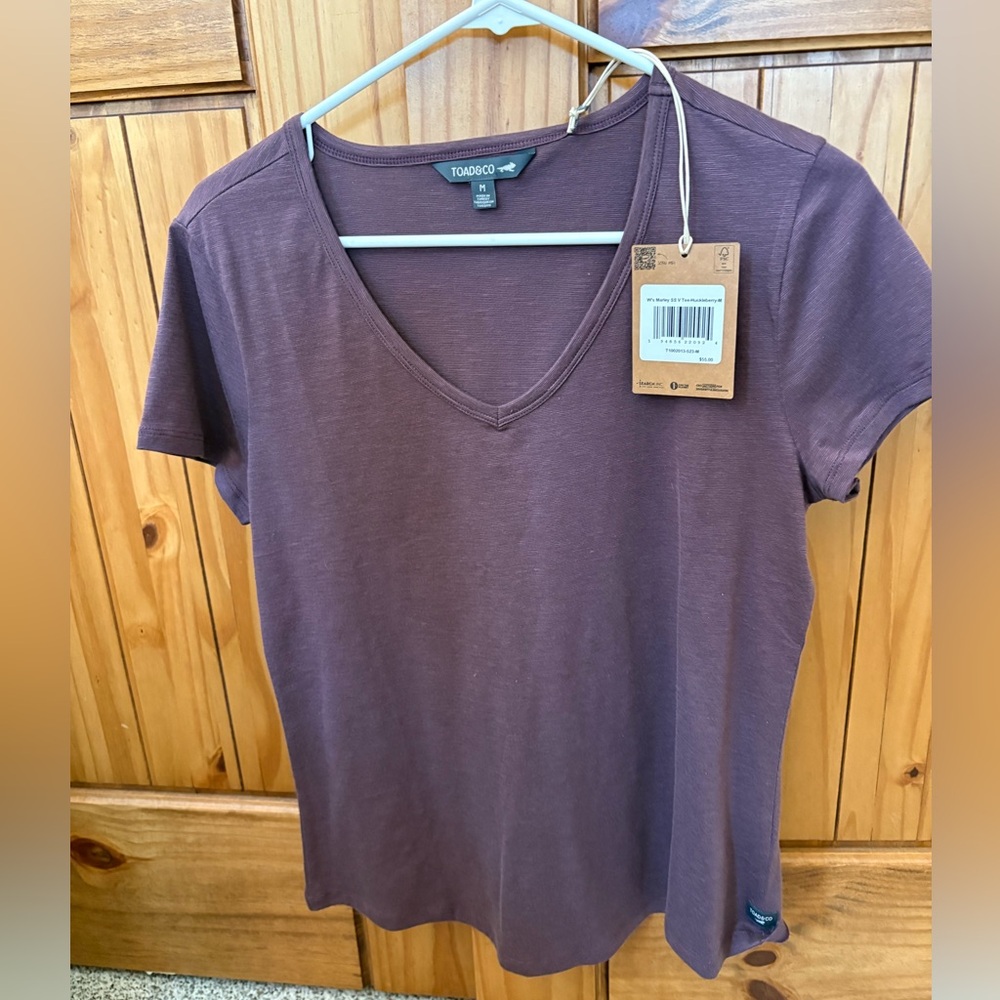 Toad & Co Marley II Vneck short sleeve NWT
